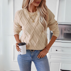 Diana Diamond Knit Sweater