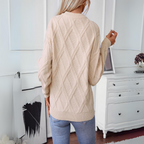 Diana Diamond Knit Sweater
