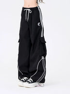 Sylera Wide-Leg Track Pants