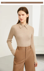 Audrey Wool Blend Polo