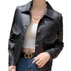 Dax Moto Leather Lapel Jacket