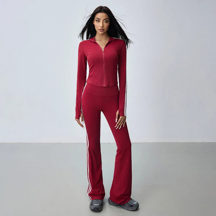 Ivy Line Activewear Zip-Up Top