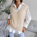 Ellsworth Calloway Knitted Wool Vest