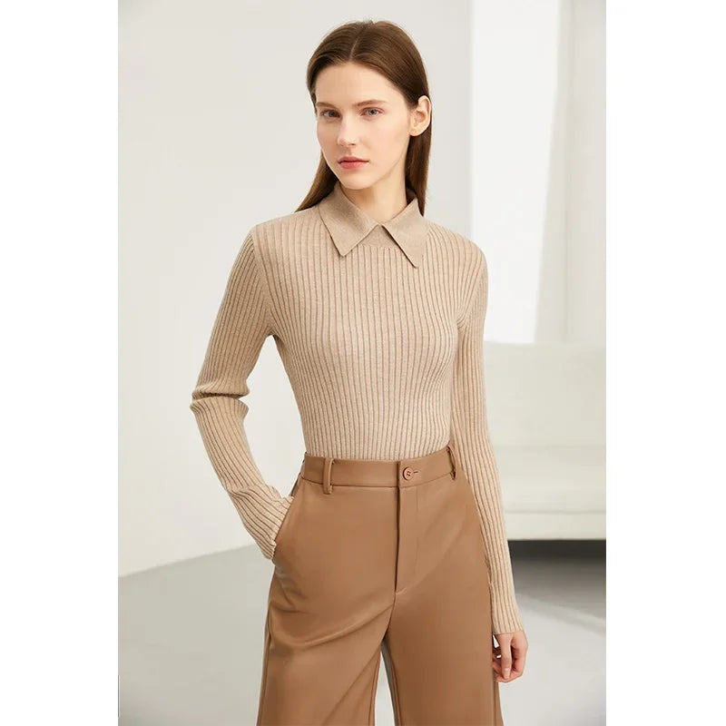 Audrey Wool Blend Polo