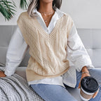 Ellsworth Calloway Knitted Wool Vest