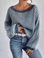 Milo Shoulder Drop Knit Pullover