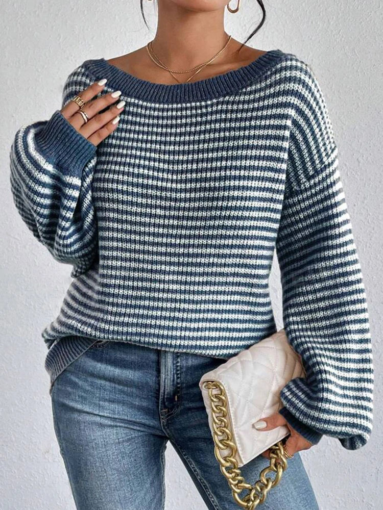 Milo Shoulder Drop Knit Pullover