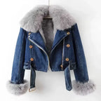 Delmare Fur-Trim Jacket