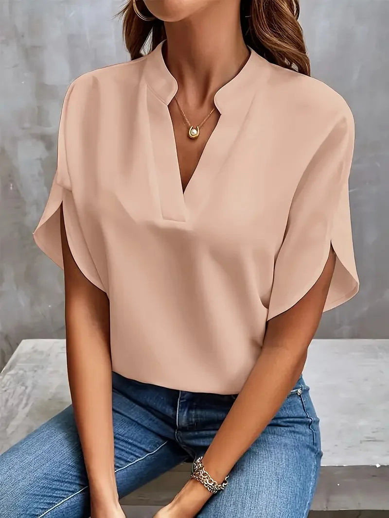 Giselle Silk Drape Blouse