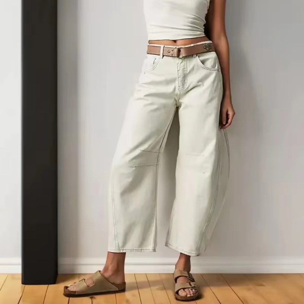 Boho Baggy Wide-Legs Jeans