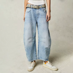 Boho Baggy Wide-Legs Jeans