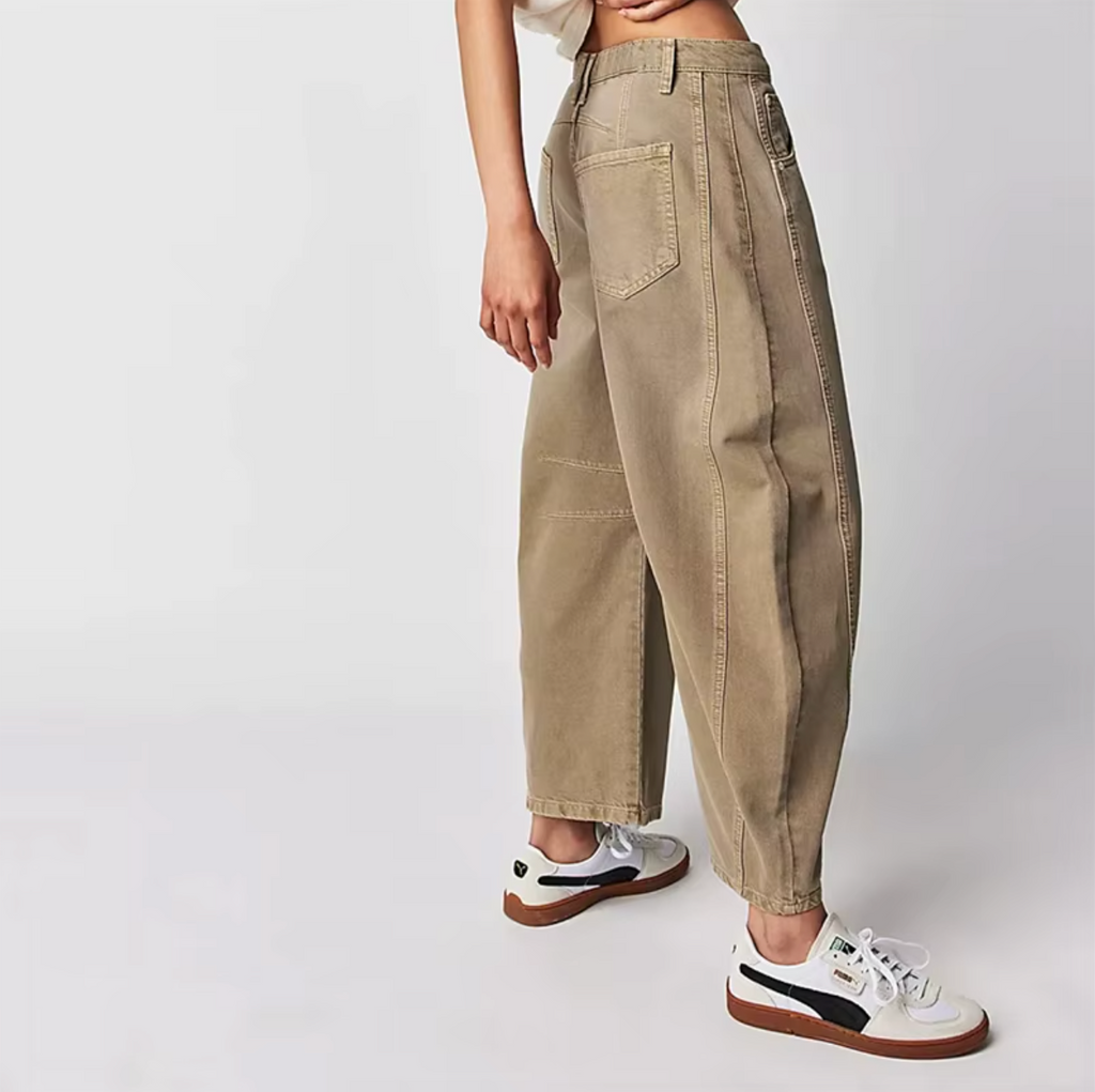 Boho Baggy Wide-Legs Jeans