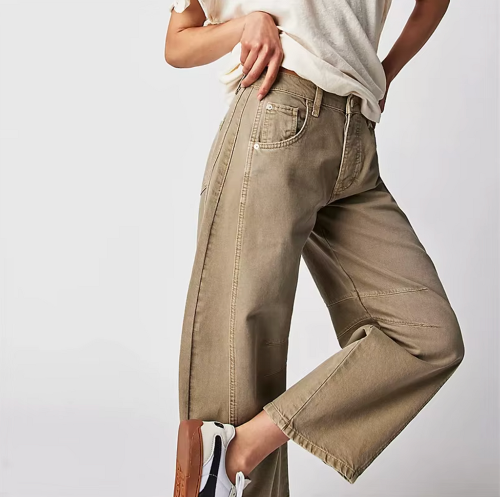 Boho Baggy Wide-Legs Jeans