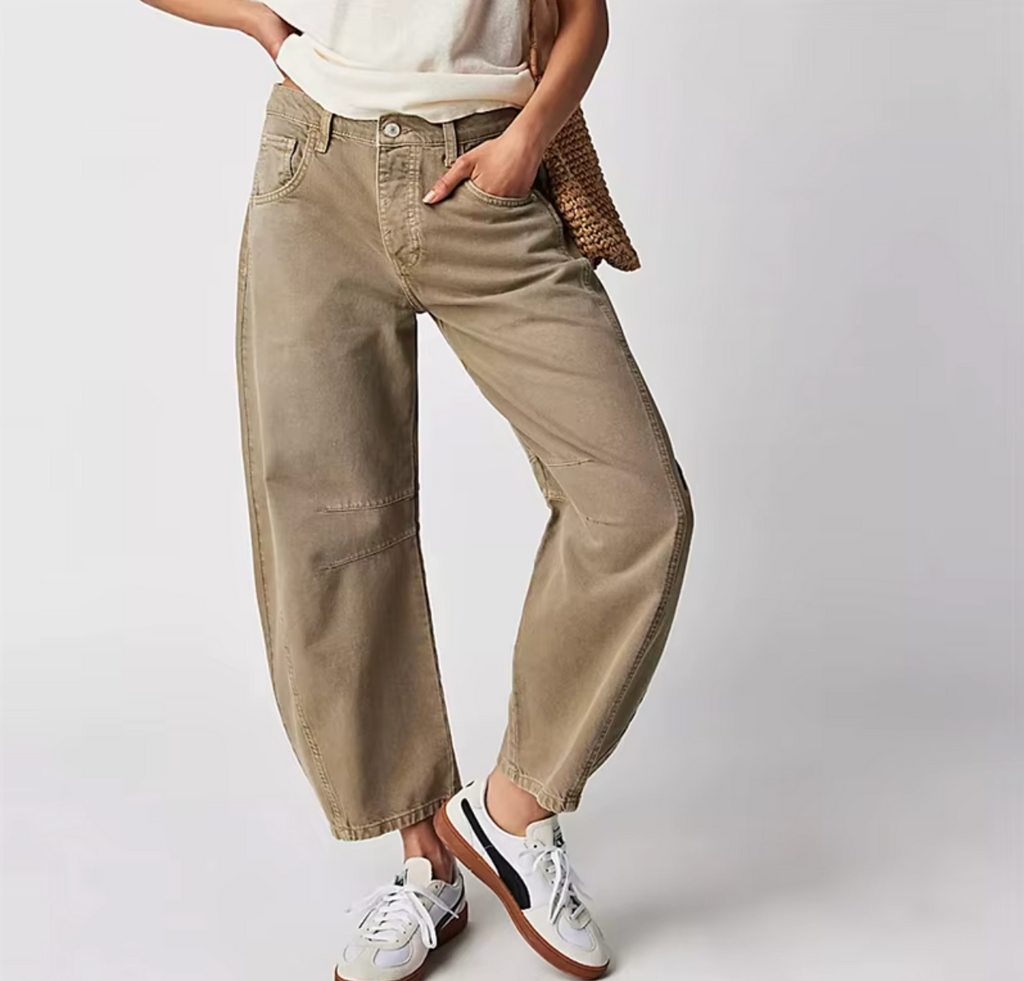 Boho Baggy Wide-Legs Jeans