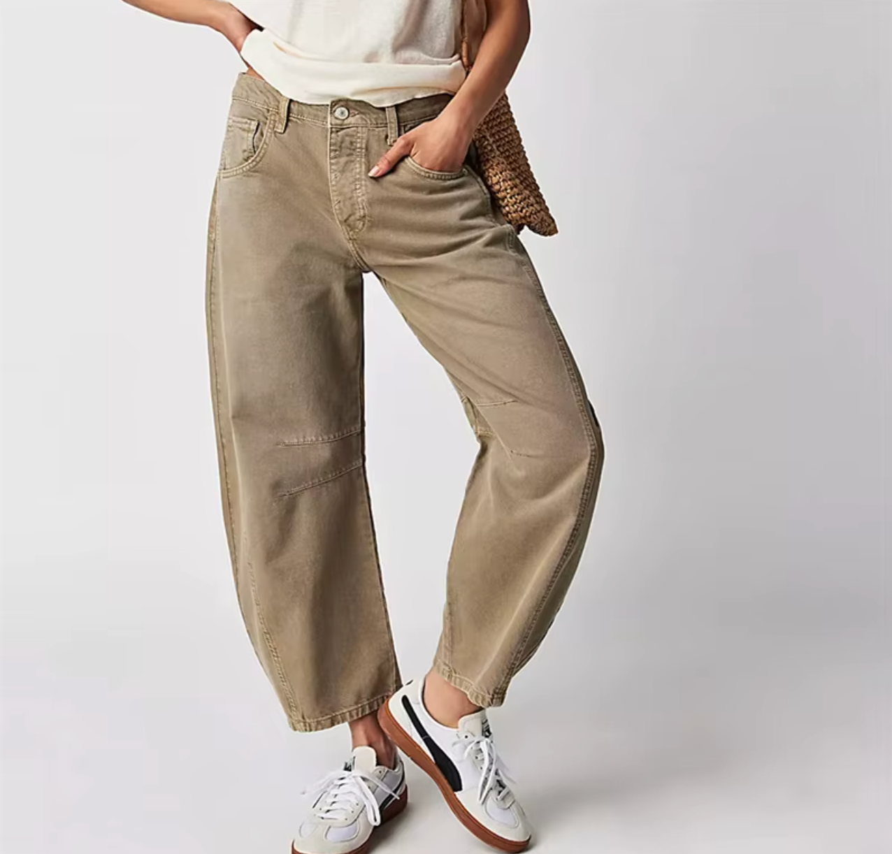 Boho Baggy Wide-Legs Jeans