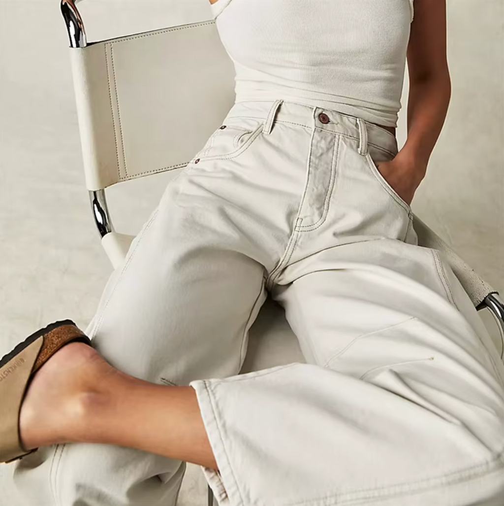 Boho Baggy Wide-Legs Jeans