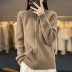 Charlotte Prestige Wool Zip Up