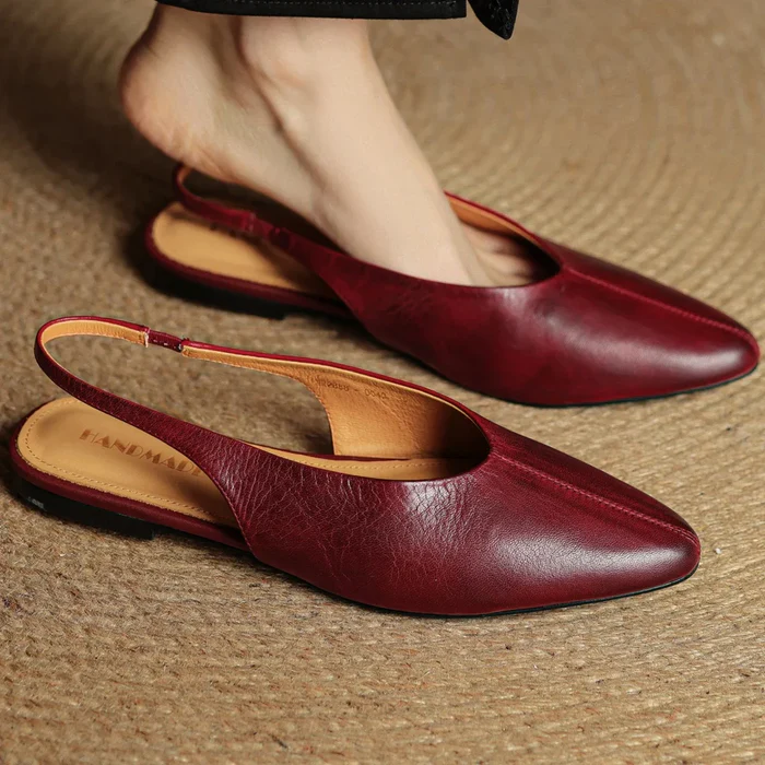 Carisse Genuine Leather Flats