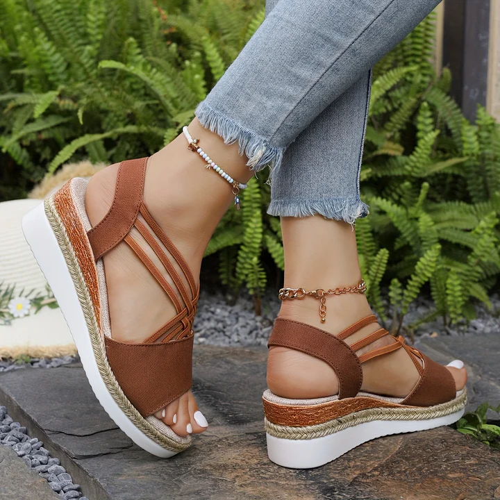 Junae Platform Wedge Sandals