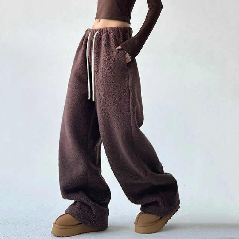 Elena Rose Sherpa Sweatpants