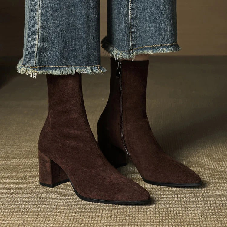 Celinne Paris Suede Boots