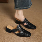 Maréa Genuine Leather Mules