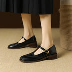 Ruelle Leather Mary Janes