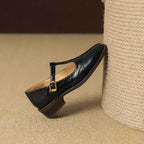 Ruelle Leather Mary Janes